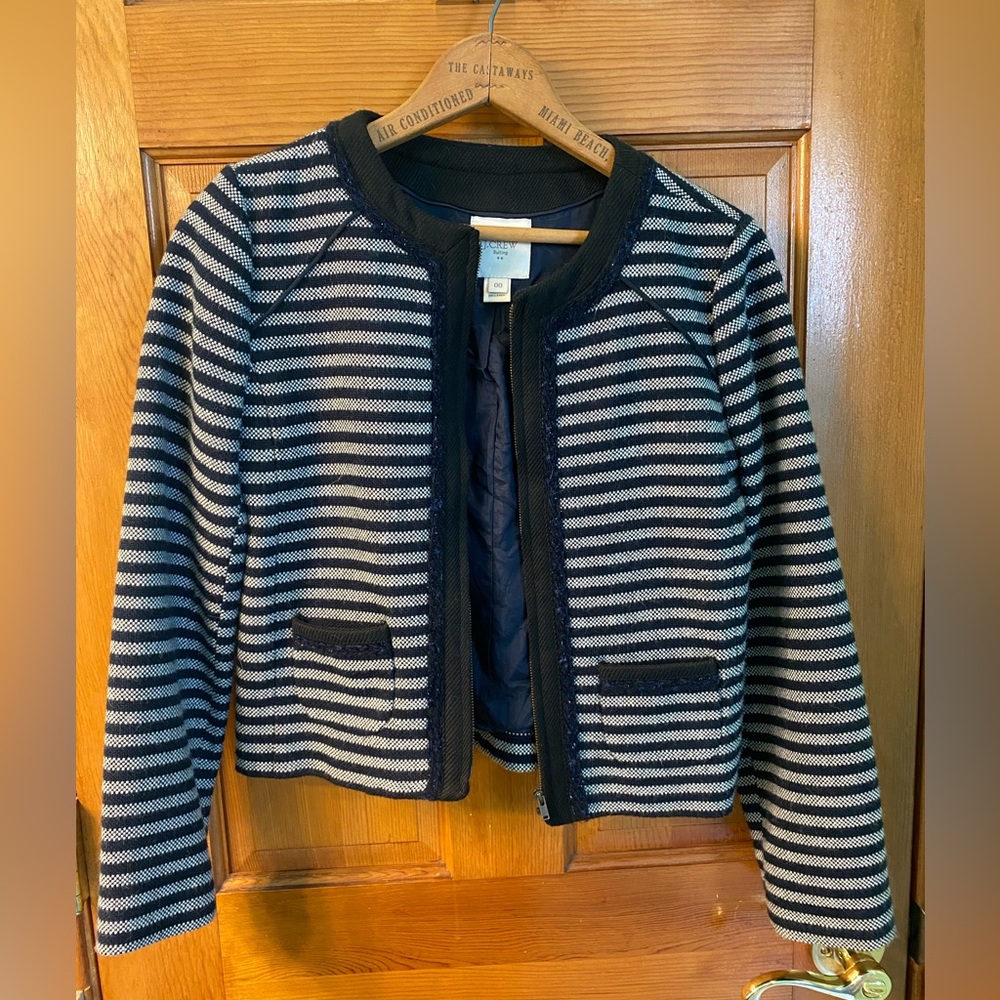 J Crew Wool Blend Blazer - Size 00